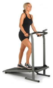 A manual treadmill good health