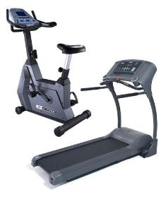 Bike and treadmill exercise equipments